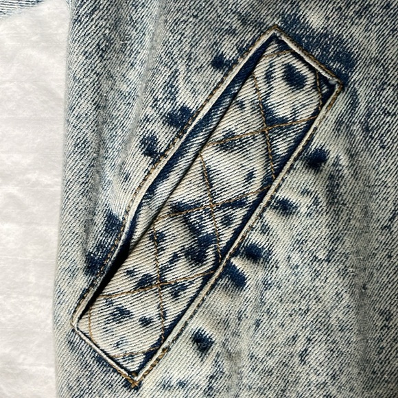 Vtg 90’s #1 Current Seen Women’s Small Denim Jacket - Picture 4 of 8